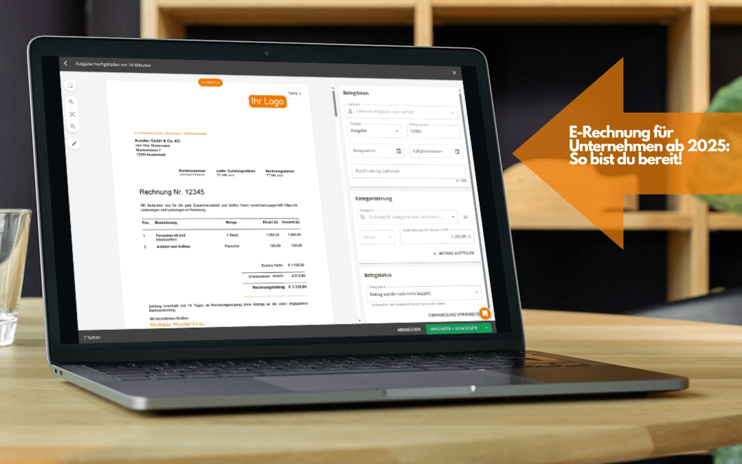 E-Rechnung für Unternehmen ab 2025: So bist du bereit!