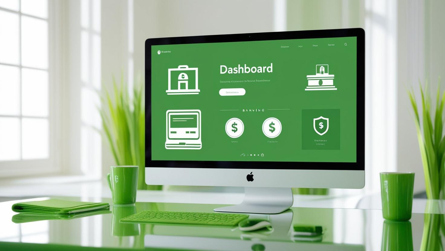 Dashboard eines Lexware Office Geschäftskontos für digitales Banking und Buchhaltung