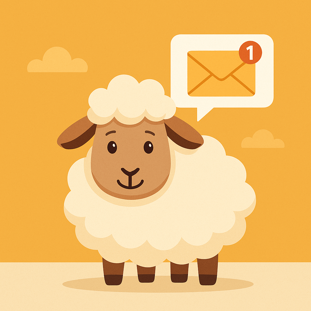 Illustration zur SMTP-Umstellung bei Microsoft 365 mit E-Mail-Benachrichtigung und sicherem Mailversand