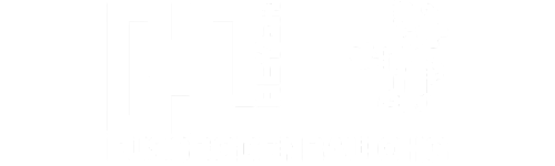 Logo von Heyer Fußbodenbau in weißer Ausführung